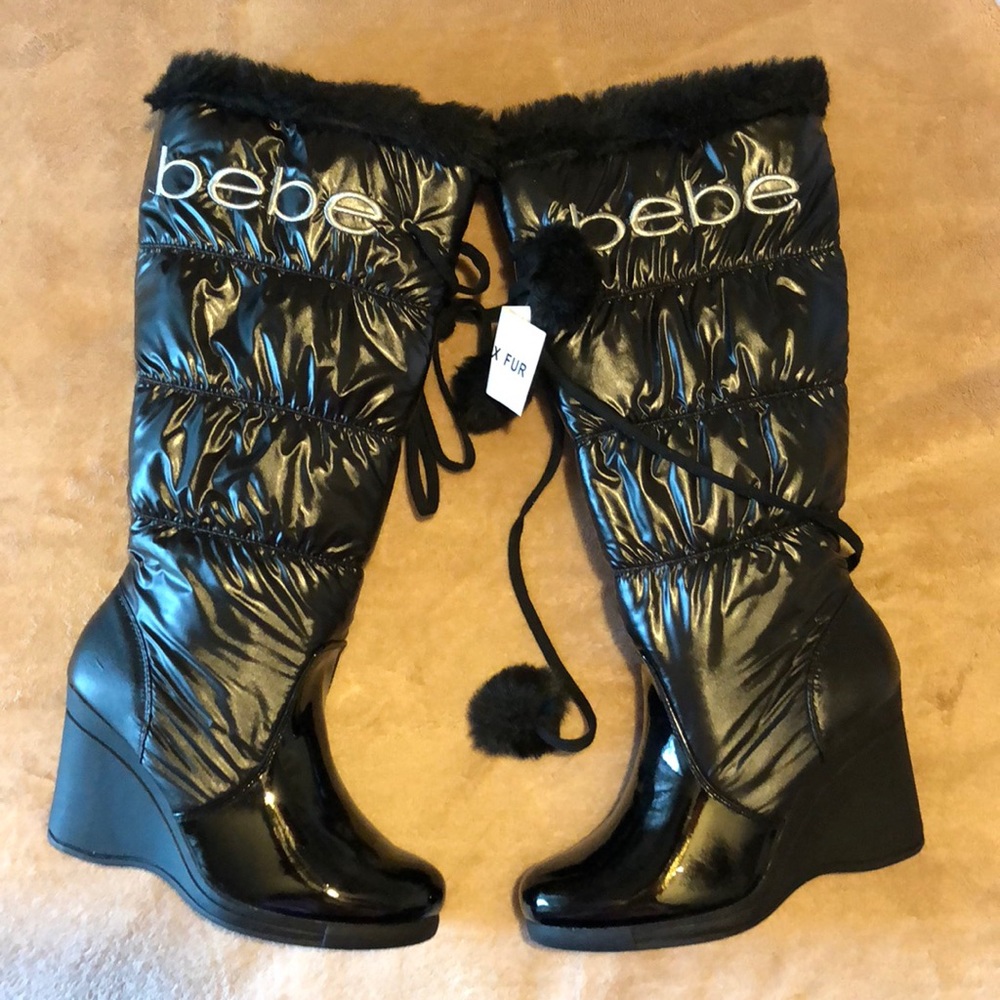 Bebe snow fur boots